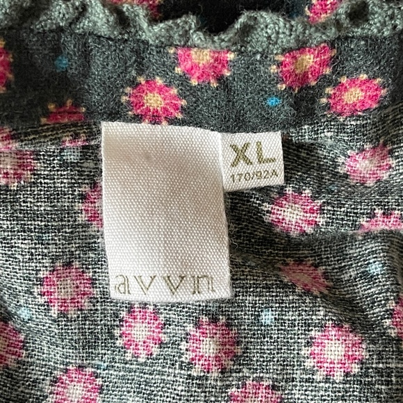 🌹2 for $20🌹Avvn. Floral Print Long Sleeve Tunic Dress with Lace Trim.  Size XL - Picture 5 of 7